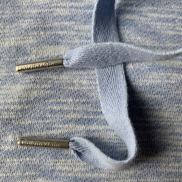 Calvin Klein blue cowl neck hi low sweater - Picture 9 of 12